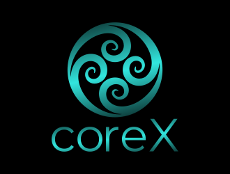 CoreX logo design by berkahnenen