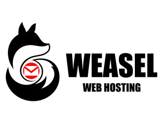 Weasel Web Hosting logo design by jetzu
