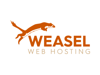 Weasel Web Hosting logo design by keylogo