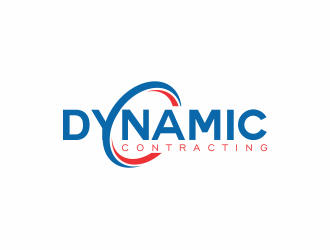 Dynamic Contracting logo design by up2date