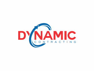 Dynamic Contracting logo design by up2date