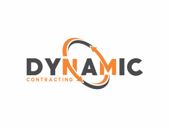 Dynamic Contracting logo design by up2date