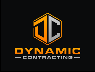 Dynamic Contracting logo design by Artomoro