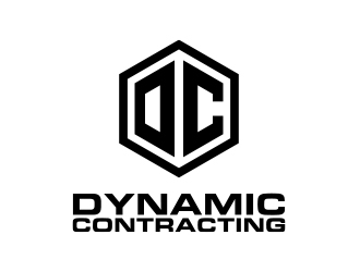 Dynamic Contracting logo design by MarkindDesign