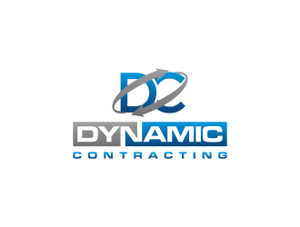 Dynamic Contracting logo design by luckyprasetyo