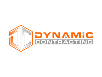 Dynamic Contracting logo design by Artomoro