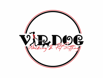 VIP Dog Walking & Pet Sitting / VIP Mobile Dog Grooming  logo design by giphone