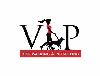 VIP Dog Walking & Pet Sitting / VIP Mobile Dog Grooming  logo design by giphone