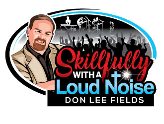 Skillfully With A Loud Noise logo design by invento