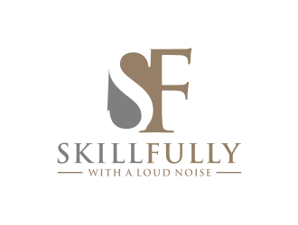 Skillfully With A Loud Noise logo design by Artomoro