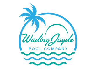 Wading Jayde Pool Company logo design by jaize