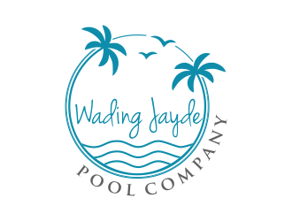 Wading Jayde Pool Company logo design by oke2angconcept