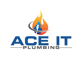 Ace It Plumbing logo design by ElonStark