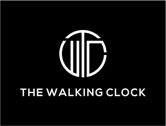The walking clock logo design by cintoko