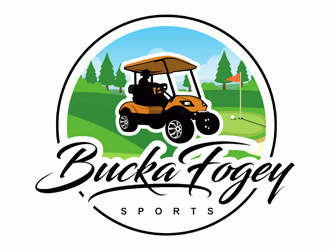 Bucka Fogey Sports logo design by Bananalicious