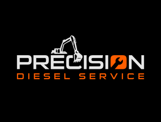 Precision Diesel Service logo design by Gopil
