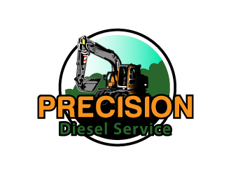 Precision Diesel Service logo design by chumberarto
