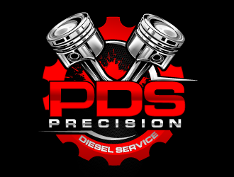Precision Diesel Service logo design by Suvendu