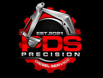 Precision Diesel Service logo design by Suvendu