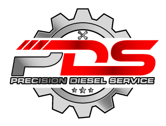 Precision Diesel Service logo design by Suvendu