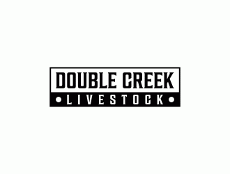Double Creek Livestock logo design by SelaArt