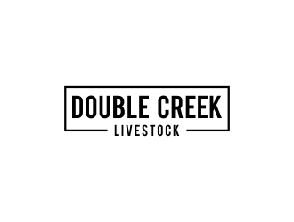 Double Creek Livestock logo design by arturo_
