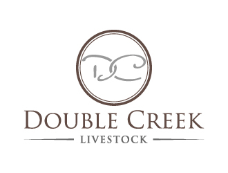 Double Creek Livestock logo design by Mirza