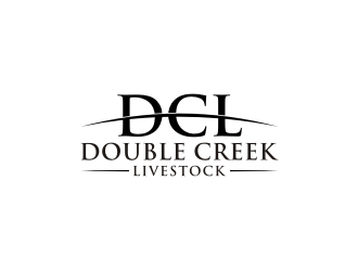 Double Creek Livestock logo design by zizou