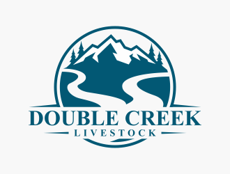 Double Creek Livestock logo design by veter