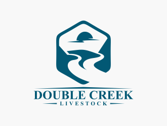 Double Creek Livestock logo design by veter