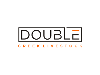 Double Creek Livestock logo design by Artomoro