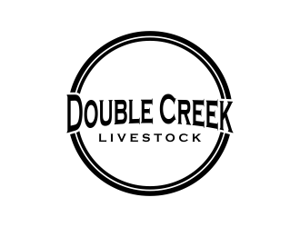 Double Creek Livestock logo design by RIANW