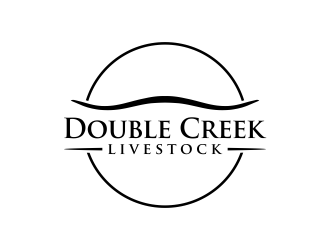 Double Creek Livestock logo design by oke2angconcept