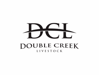 Double Creek Livestock logo design by kurnia