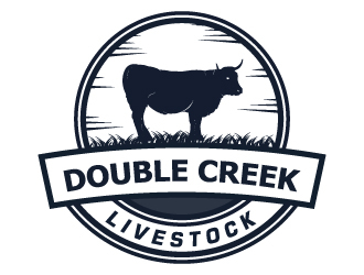 Double Creek Livestock logo design by LogoQueen
