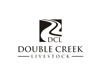 Double Creek Livestock logo design by Rizqy