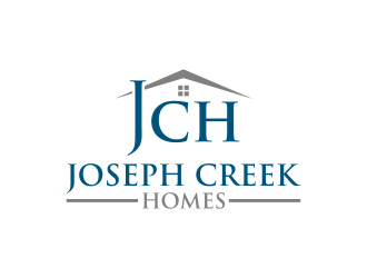 Joseph Creek Homes logo design by Humhum