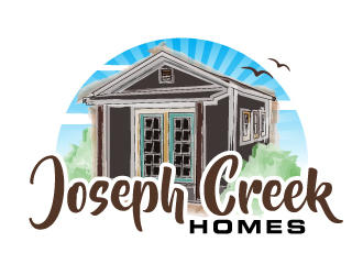 Joseph Creek Homes logo design by ElonStark
