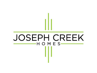 Joseph Creek Homes logo design by bezalel