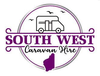 South West Caravan Hire  logo design by Saraswati