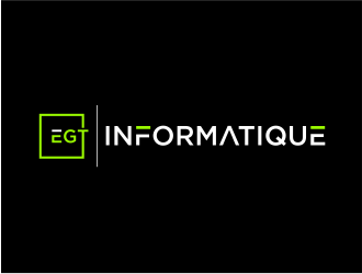 EGT informatique logo design by evdesign