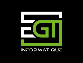 EGT informatique logo design by jm77788