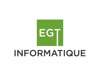 EGT informatique logo design by InitialD