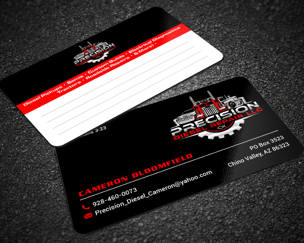 Precision Diesel Repair, LLC logo design by Boomstudioz