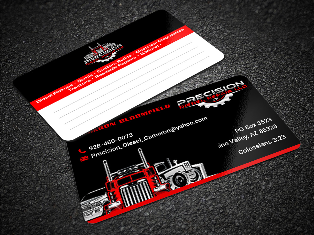 Precision Diesel Repair, LLC logo design by Boomstudioz