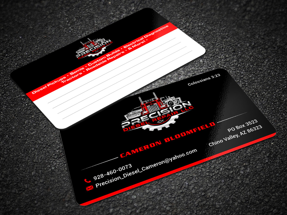 Precision Diesel Repair, LLC logo design by Boomstudioz