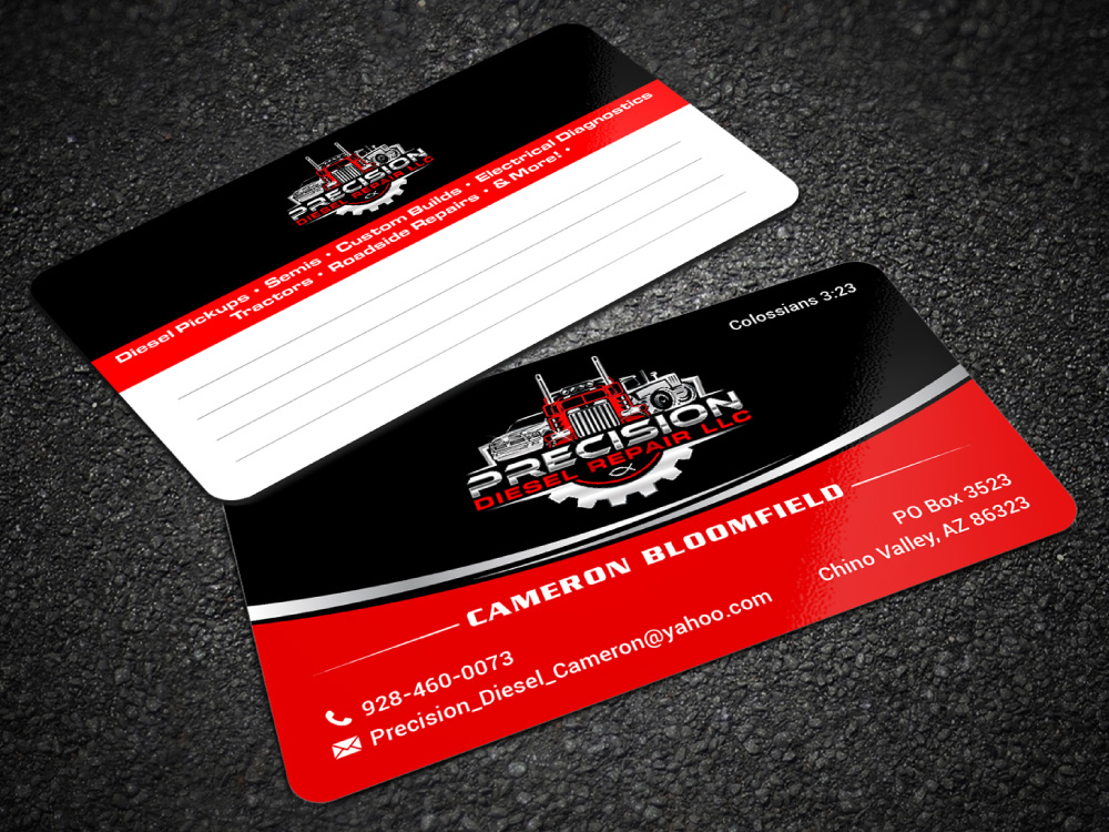 Precision Diesel Repair, LLC logo design by Boomstudioz