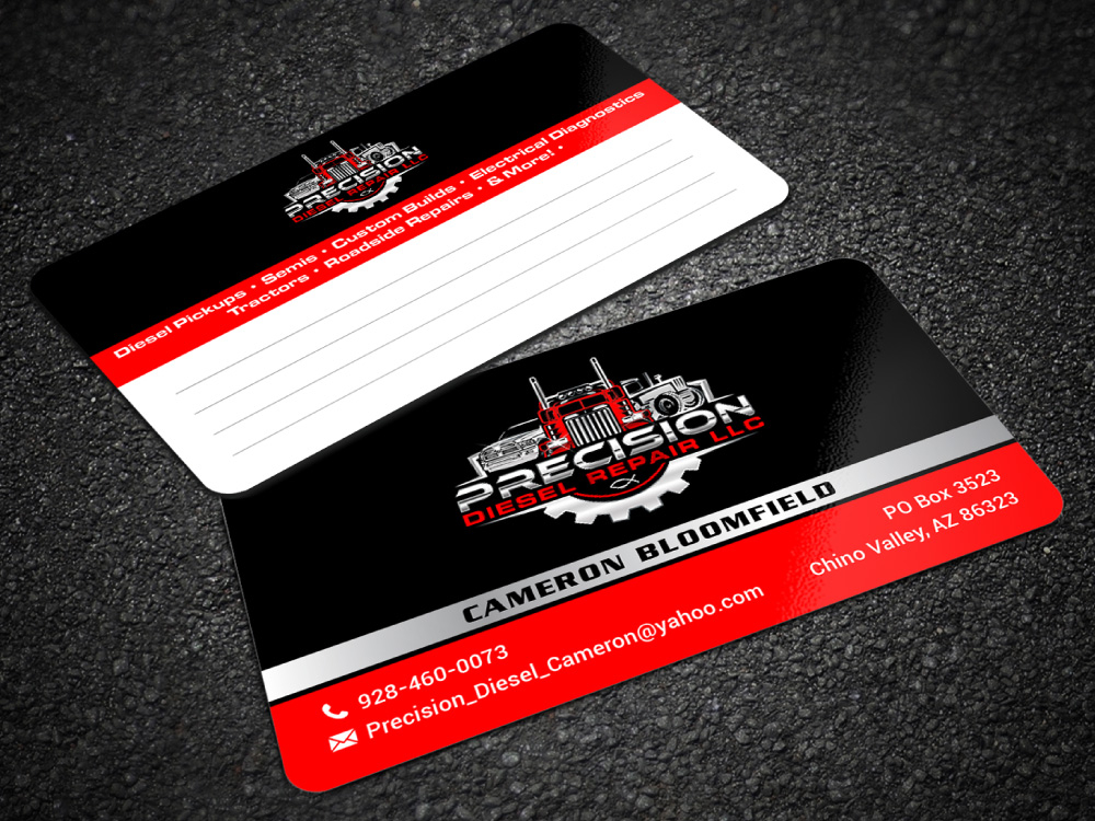 Precision Diesel Repair, LLC logo design by Boomstudioz