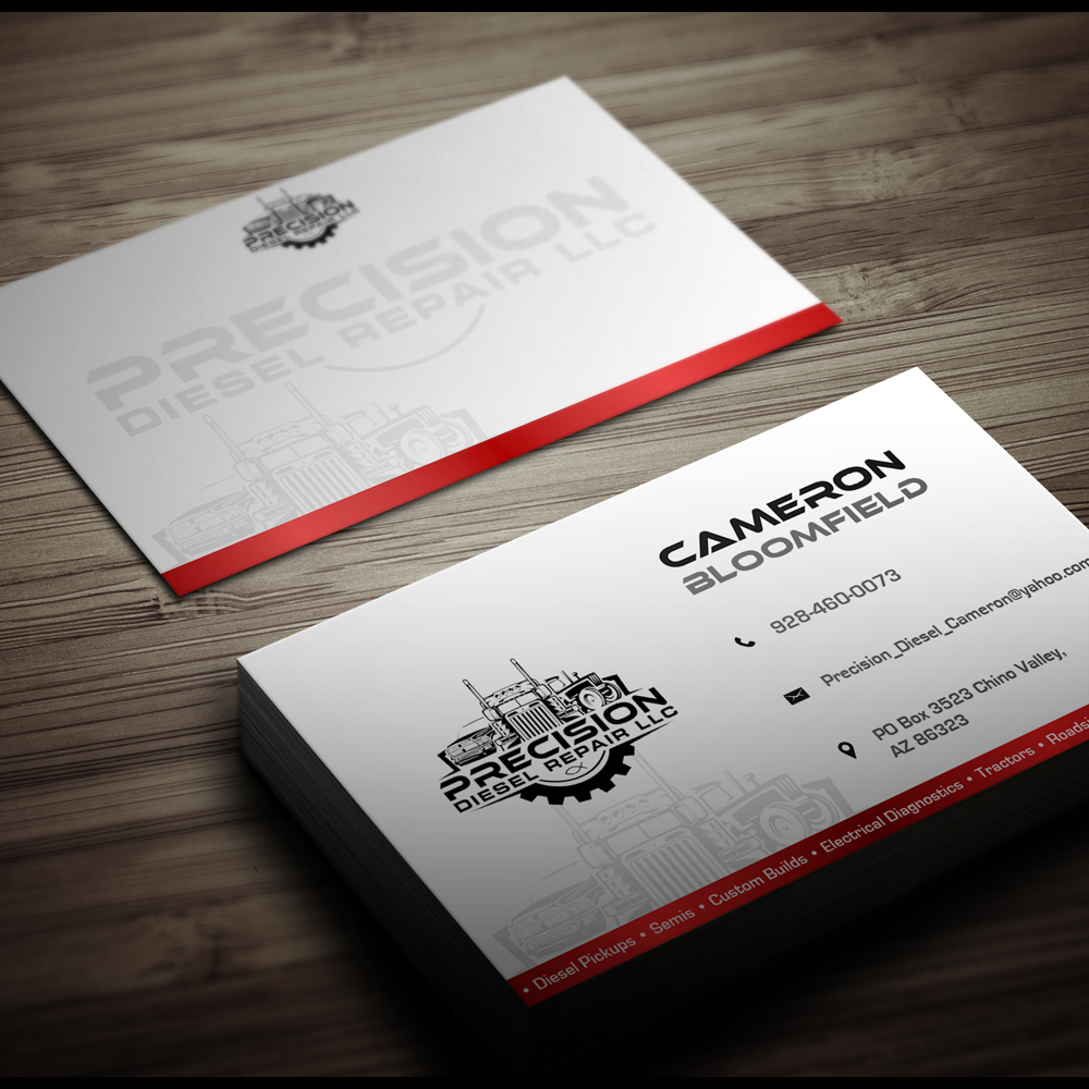 Precision Diesel Repair, LLC logo design by ansh