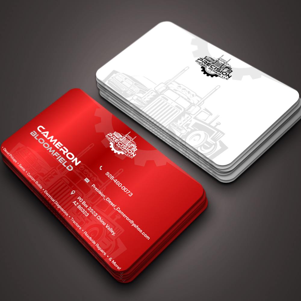 Precision Diesel Repair, LLC logo design by ansh